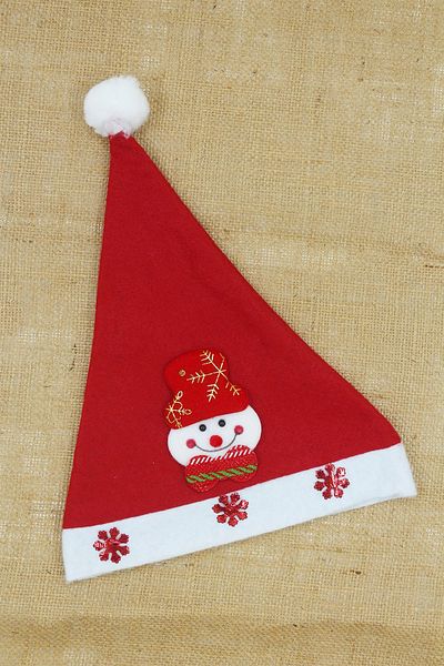 EkoStore Christmas Children's Hat with Snowman Figure