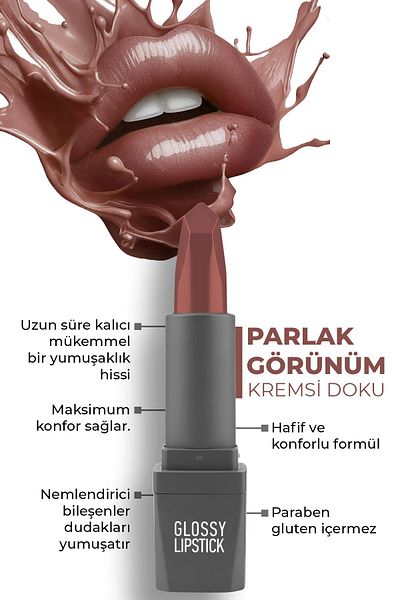 Alix Avien ALIX AVIEN GLOSSY LIPSTICK 311 MILKY COCOA