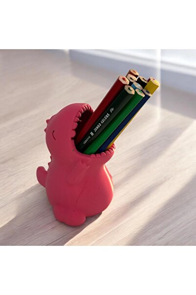 Aliz حامل أقلام رصاص لطيف على شكل ديناصور دينو - منظم - مقلمة - مقاس متوسط