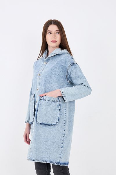 ENZİM JEANS Jachetă de damă oversize din denim