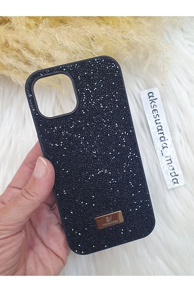 Aksesuarda Moda حافظة سفروفسكي ذات علامة تجارية فاخرة متوافقة مع هاتف iPhone 13 Pro