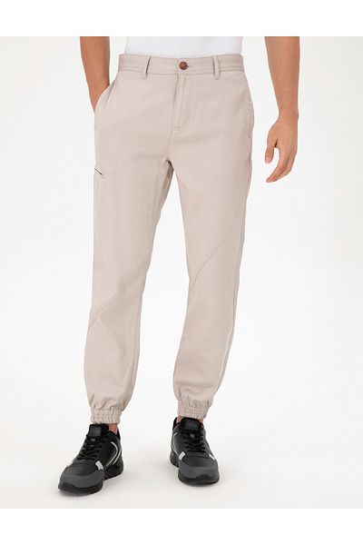 U.S. Polo Assn. Men's Stone Canvas Trousers 50291175-Vr049