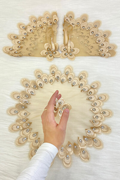 ZEYMERADE منديل العريس الذهبي، تفاصيل حجرية لامعة لحفلات الزفاف، وصيفة العروس...