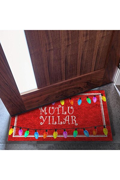 Monnhein Waterproof Custom Design Door Mat for Christmas - Colors and Decorations