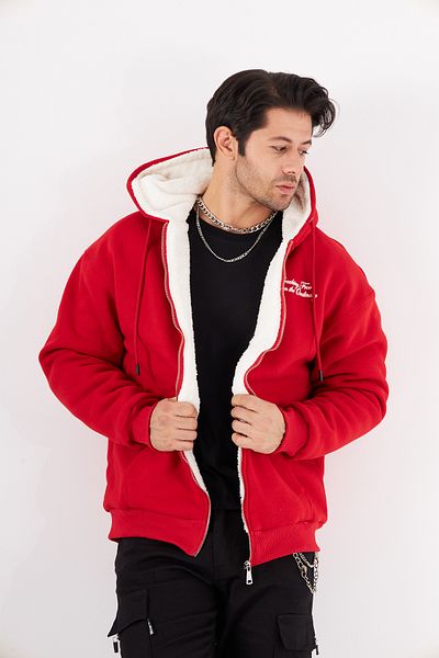 The Champ Clothing Brekning Free - Written Kangaroo Pocket, Hooded and Zippered Hooded Sweatshirt