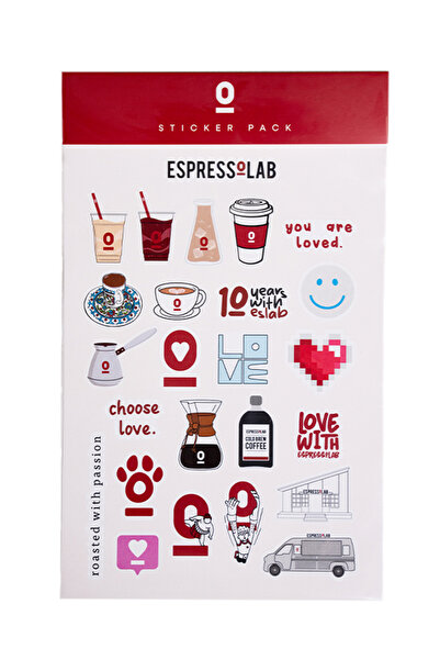 Espressolab Sticker Seti - 25'li Renkli Ve Yaratıcı Sticker Koleksiyonu
