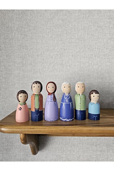 Mesu Ahşap Oyuncaklar Mesu 6-Piece Special Design - Wooden Dolls and Waldorf ...