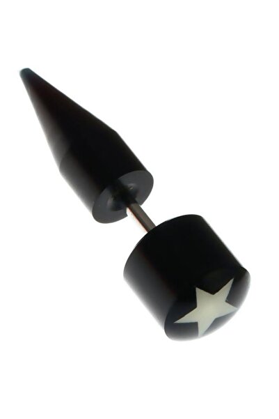 Rouge Star Figure Bioplast Tapers Earrings