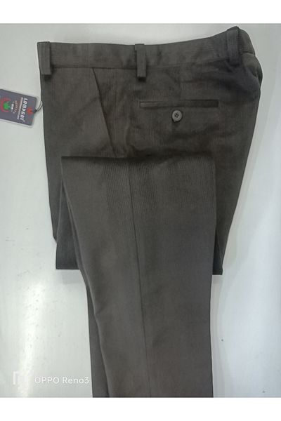 LAMPART Classic Plus Size Velvet Pants
