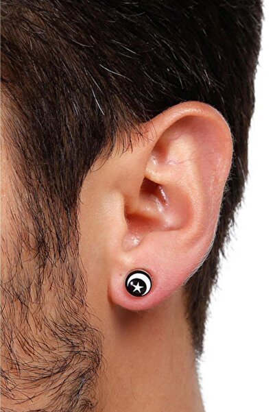 Rouge أقراط مغناطيسية مزدوجة الجوانب للجنسين