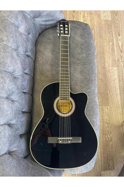 müzikhane Ccg100 Siyah Kesik Kasa Klasik Gitar 4/4 (gitar -metot- Kılıf- Pena- Akort Cihazı )