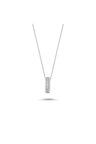 Sahira Jewelry I Harfi Zirkon Taşlı 14 K Altın Kaplama Kadın Kolye