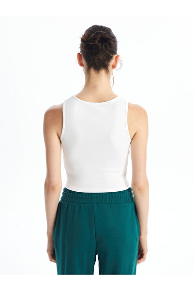 LC Waikiki Lw - Crew Neck Plain Crop Women's Athlete