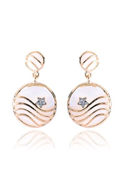 Rouge Zircon Stone Sunset Earrings