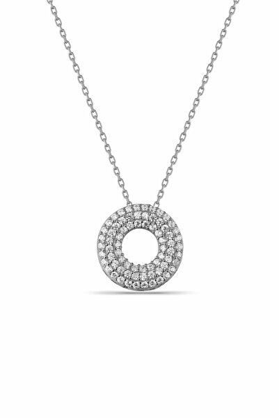 Sahira Jewelry O Harfi Zirkon Taşlı 14 K Altın Kaplama Kadın Kolye