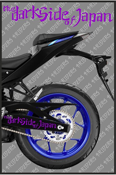 TRİDERS HONDA YAMAHA MT SUZUKİ  STİCKER  The Dark Side Of  Japon Sticker  5 c...