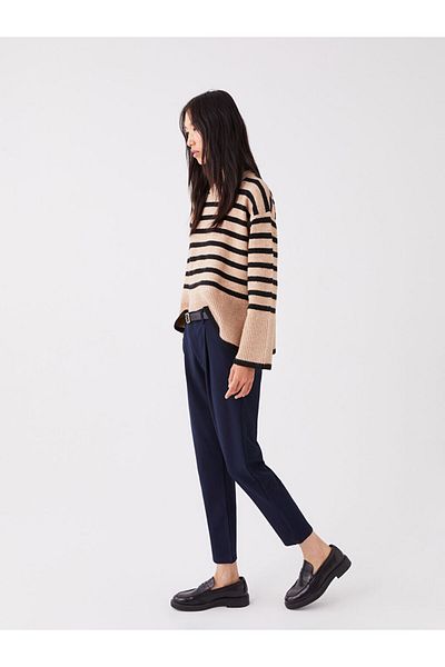 LC Waikiki Dámské mrkvové kalhoty LCW Casual Standard Fit