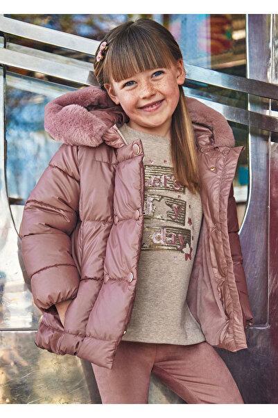 MAYORAL Kız Çocuk Mont 4-9 Yaş Pembe