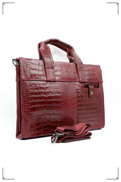 Derimo Leather حقيبة كمبيوتر محمول وحقيبة من الجلد الطبيعي