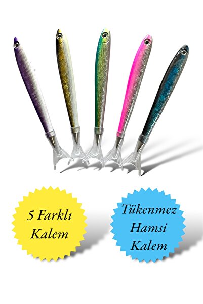 Kiri Tükenmez hamsi kalem 5 adet