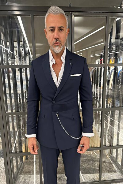 Fc Plus BELİ SATENLİ ZİNCİRLİ TAKIM ELBİSE