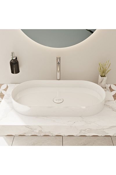 VitrA صنبور حوض كبير من Origin A42558، كروم