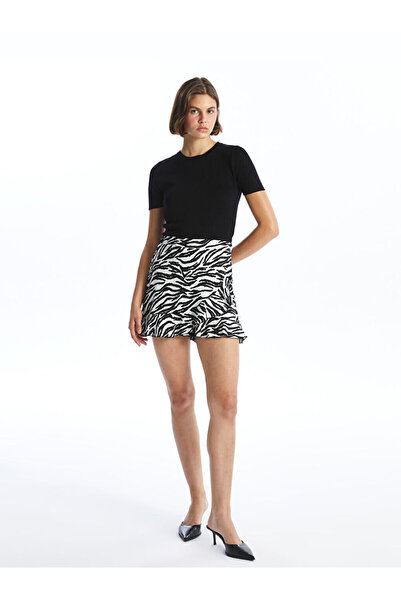 LC Waikiki I Beli Zippered A-Line Embroidered Women's Skirt from Freezen Store