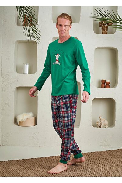 Relax Mode Erkek Penye Pijama Takım - 10752