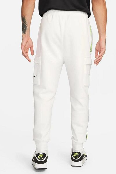 Nike Αθλητικά ρούχα Repeat Standard Fit Cut Hooded Cargo Ανδρικό Φούτερ με Τσέπες Λευκό