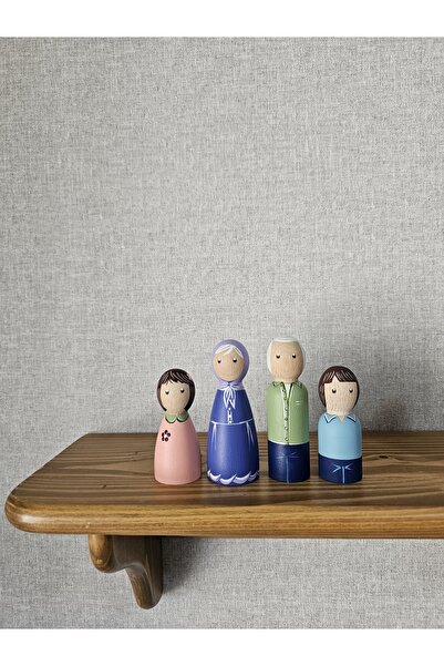 Mesu Ahşap Oyuncaklar Mesu 4-Piece Special Design - Wooden Dolls and Waldorf ...