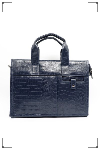 Derimo Leather حقيبة كمبيوتر محمول وحقيبة من الجلد الطبيعي