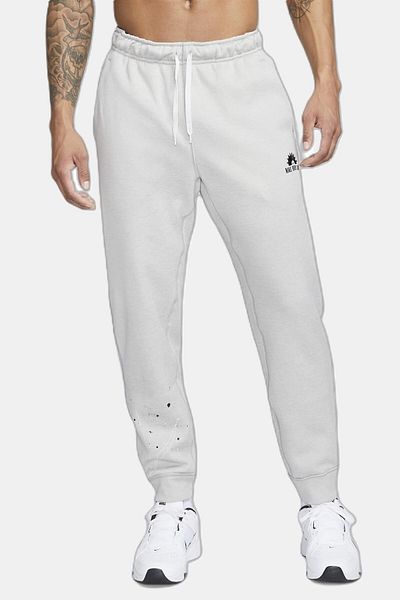 Nike Therma Fit Fleece Treaning Παντελόνι Thermal Hooded Ανδρικό Αθλητικό Φούτερ Γκρι