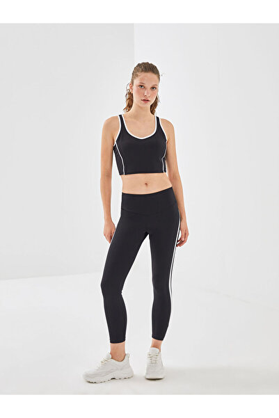 LC Waikiki Black Elastic Waist Women's Sports Sweatpants