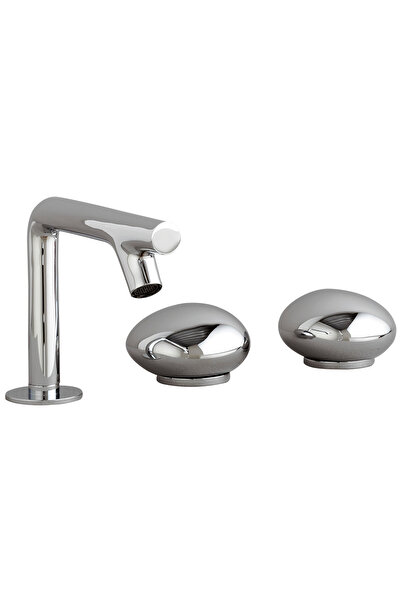VitrA صنبور حوض استحمام اسطنبول A41807، للأحواض ذات 3 فتحات، كروم