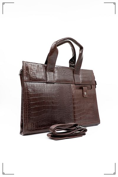 Derimo Leather حقيبة كمبيوتر محمول وحقيبة من الجلد الطبيعي