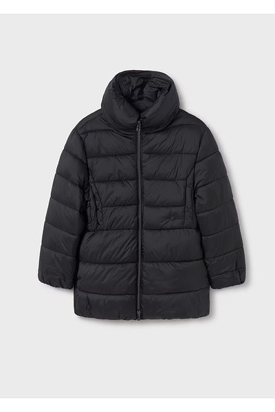 MAYORAL Girl's Long Coat 10-16 Years Black