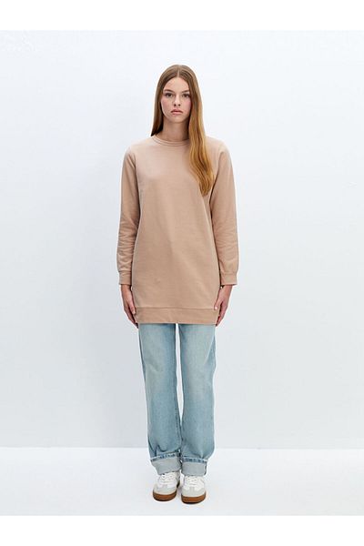 LC Waikiki Crew Neck Women's Thick Sweatshirt Tunic