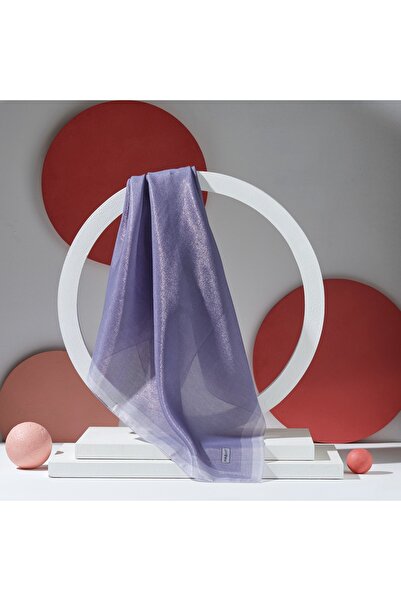 PİRAMİT Kehribar Simli Eşarp