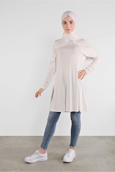 Alvina 41237 Μοντέλο Flounced Tunic - Λεπτομέρεια γιακά