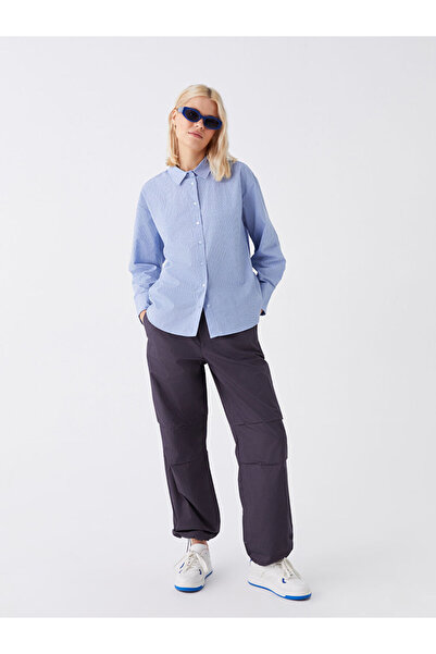 LC Waikiki Kadın Beli Lastikli Düz Paraşüt Pantolon