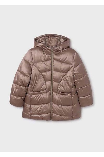 MAYORAL Inflatable Coat for Girls 10-14 Years Brown