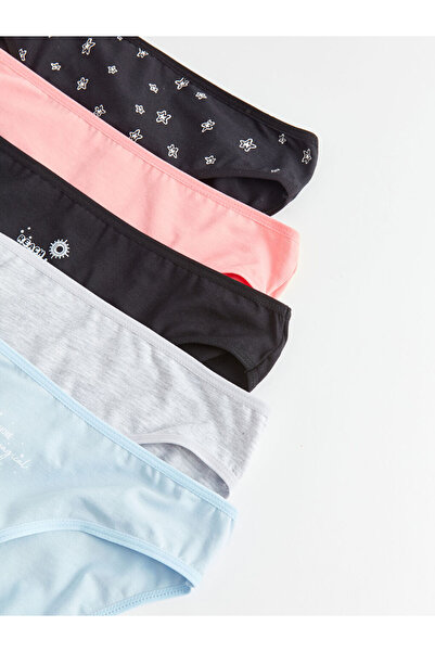 LC Waikiki Pack of 5 Printed Bikini Panties