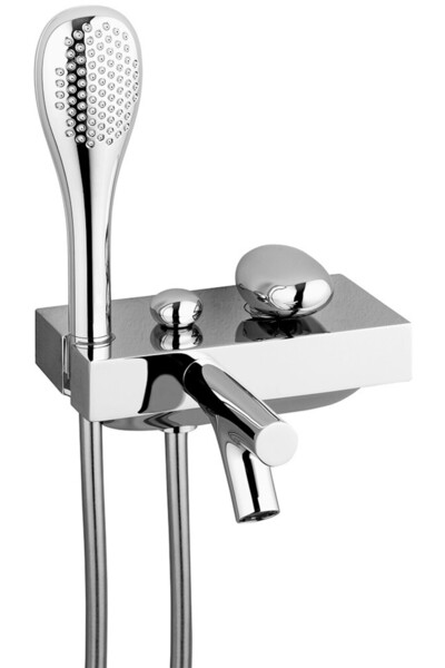 VitrA İstanbul A41802 Banyo Bataryası, El Duşlu, Krom