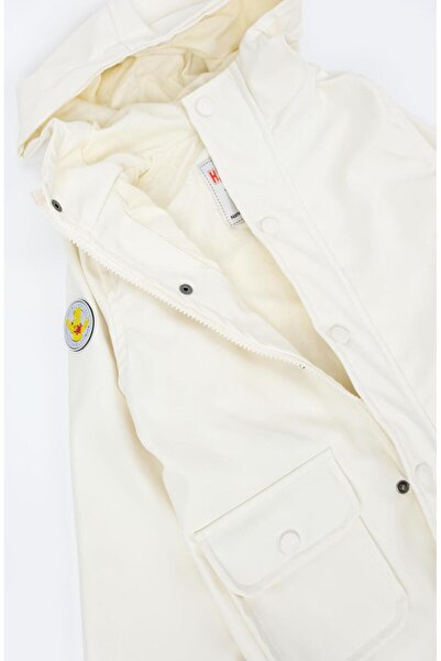 Haribo Girl's Printed Raincoat 4-10 Years Old Cream