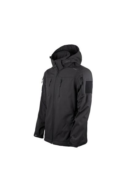 Evolite EVOLİTE ALPHA TACTİCAL  SOFTSHELL ERKEK OUTDOOR MONT SİYAH