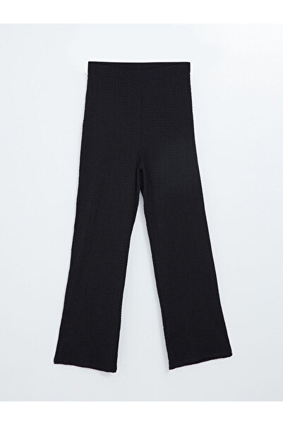 LC Waikiki Elastic Waist Textured Women's Trousers