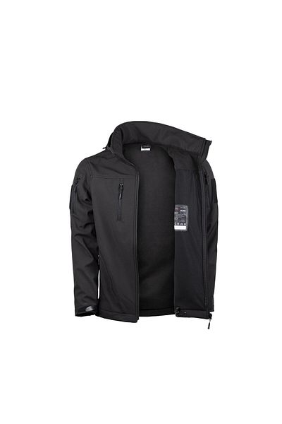 Evolite Evolite Alpha Tactical Softshell - Men's Black Outdoor Coat
