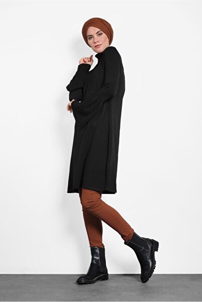 Alvina Πλεκτό Τούνικ ζιβάγκο - Φαρδύ μανίκι 40002