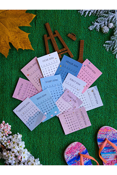 Panorama Ajans Mini Ahşap Şövale 1 Yıllık 2026 Masaüstü Takvim