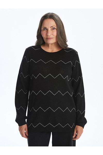 LC Waikiki Pulover de damă cu model cu gât crew